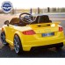 Детский электромобиль WINGO AUDI TT RS  (Лицензионная модель) Желтый 3 фото