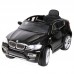 Детский электромобиль WINGO BMW X6 NEW LUX черный фото