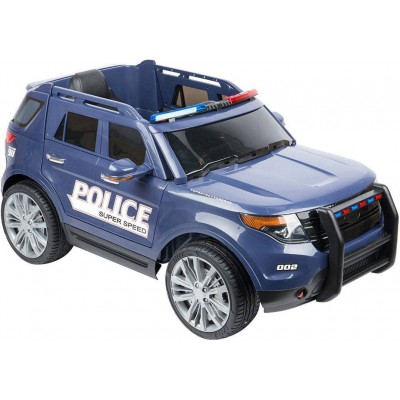 Детский электромобиль WINGO FORD EXPLORER POLICE LUX синий фото