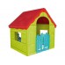 Детский игровой домик FOLDABLE PLAY HOUSE, салатовый/красная крыша фото