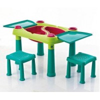 Детский набор Keter "Creative Play Table" (Криэйтив Тэйбл) с табуретками