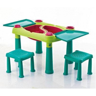 Детский набор Keter "Creative Play Table" (Криэйтив Тэйбл) с табуретками фото