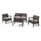 Комплект мебели Delano set, коричневый