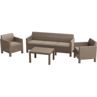 Комплект мебели Orlando 3-sofa set, капучино
