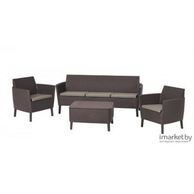 Комплект мебели Salemo 3-sofa set (Салемо), графит фото