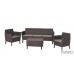 Комплект мебели Salemo 3-sofa set (Салемо), графит фото