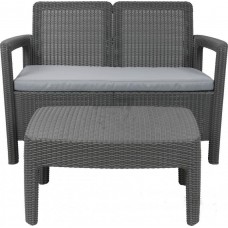 Комплект мебели Tarifa sofa+table (диван и столик), серый