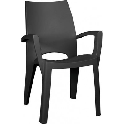 Стул пластиковый Spring Chair (Спринг), графит фото