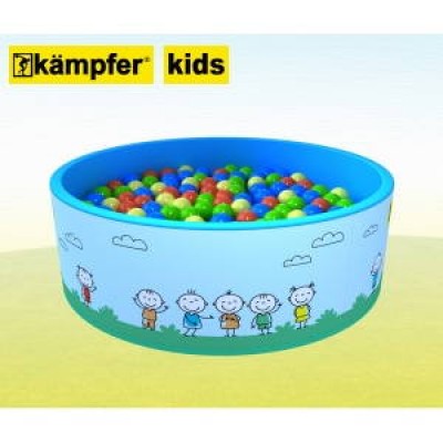 Сухой бассейн Kampfer Kids [голубой + 100 шаров] фото