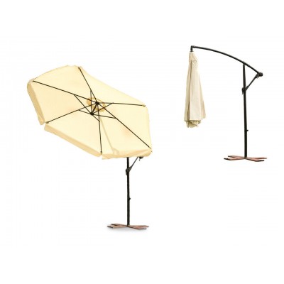 Зонт садовый Furnide 3m + защитный чехол, бежевый фото