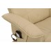 Массажное кресло с пуфом Calviano TV Relax (белое) 2 фото