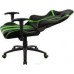 Офисное кресло Aerocool AC120 AIR-BG черно-зеленый с перфорацией 3 фото