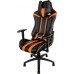 Офисное кресло Aerocool AC120 AIR-BO черно-оранжевый с перфорацией фото