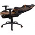 Офисное кресло Aerocool AC120 AIR-BO черно-оранжевый с перфорацией 1 фото