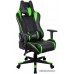Офисное кресло Aerocool AC220 AIR-BG черно-зеленый с перфорацией 1 фото