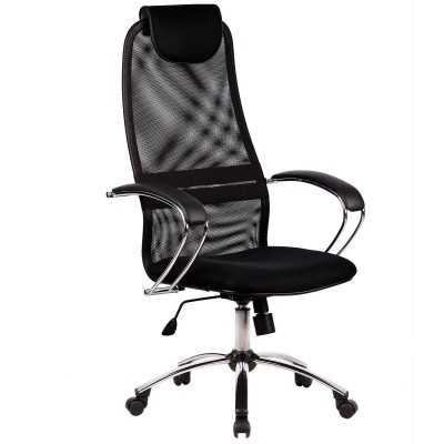 Офисное кресло BK-8CH 20 Черная сетка фото