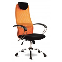 Офисное кресло BK-8CH Оранжевый Спинка-Оранжевый                        Сиденье-Черный