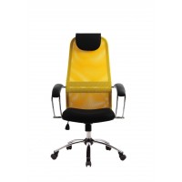 Офисное кресло BK-8CH Желтый Спинка-Желтый                     Сиденье-Черный