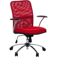 Офисное кресло FK-8PL 22 Красная сетка