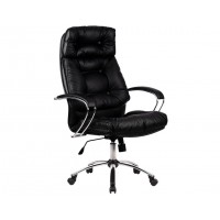 Офисное кресло LK-14 CH 721 Черная кожа