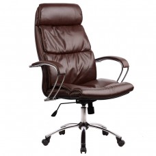 Офисное кресло LK-15 CH 723 Коричневая кожа