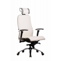 Офисное кресло Samurai K-3.02 Белый лебедь