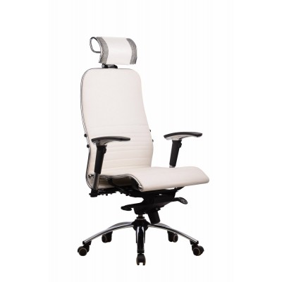 Офисное кресло Samurai K-3.02 Белый лебедь фото