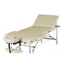 Массажный стол складной Atlas sport 70 см 3-с алюминиевый усиленная столешница (коричневый)